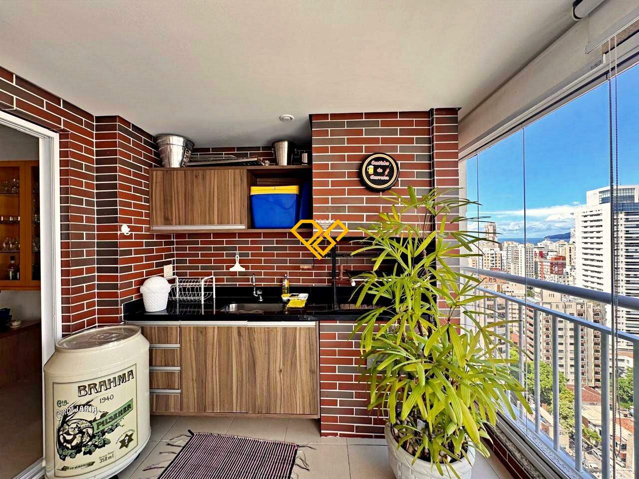 Apartamento à venda no Boqueirão: Varanda com churrasqueira