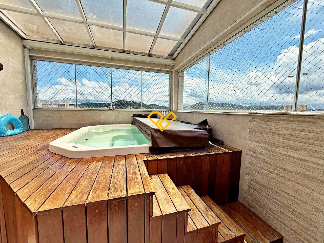 Cobertura à venda no Gonzaga: área gourmet 3º pavimento