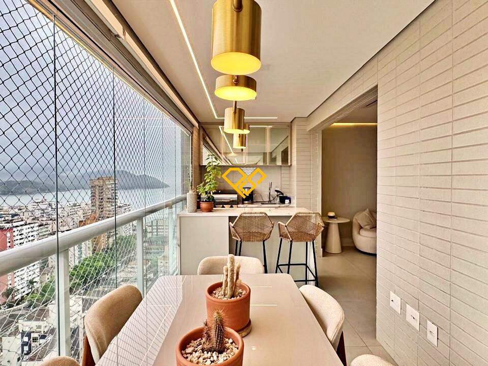 Apartamento à venda no Aparecida: Varanda