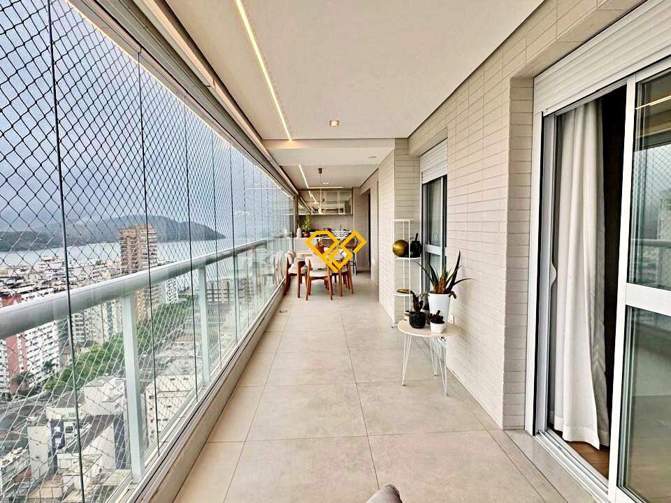 Apartamento à venda no Aparecida: Varanda