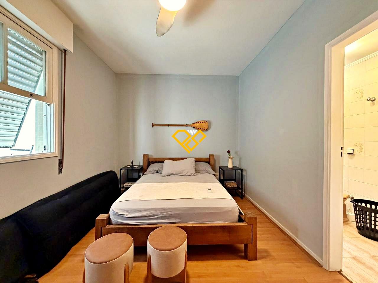 Apartamento para aluguel no Ponta da Praia: Dormitório 1 - suíte