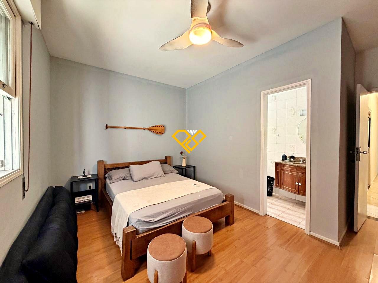 Apartamento para aluguel no Ponta da Praia: Dormitório 1 - suíte