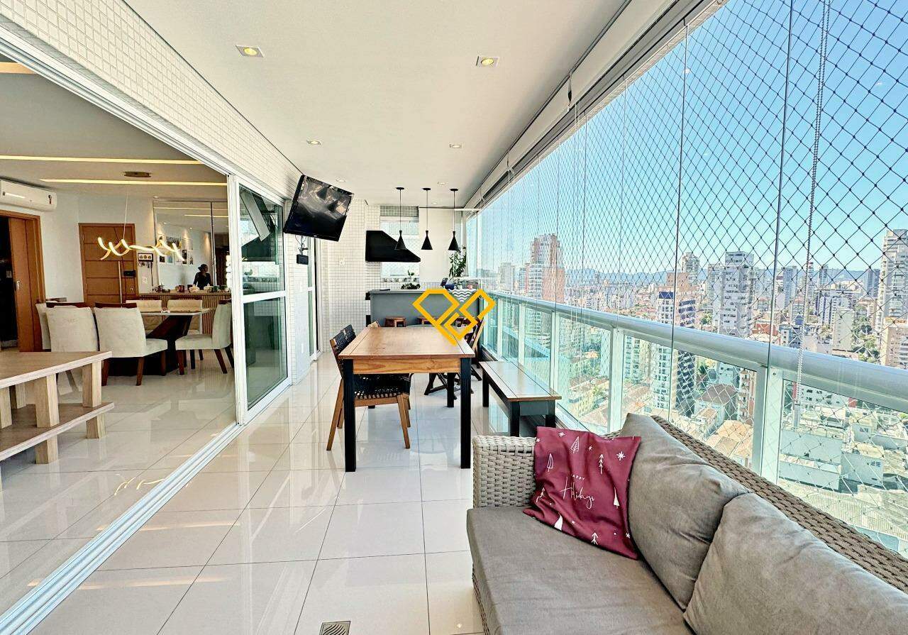 Apartamento à venda no Gonzaga: Varanda