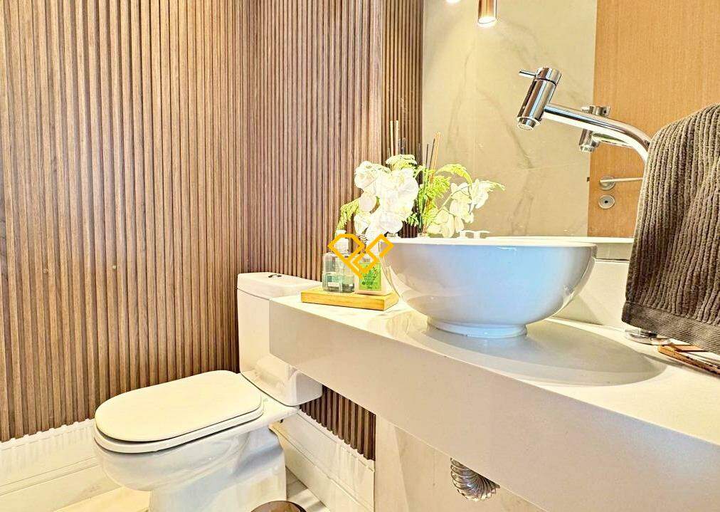 Apartamento à venda no Gonzaga: Lavabo