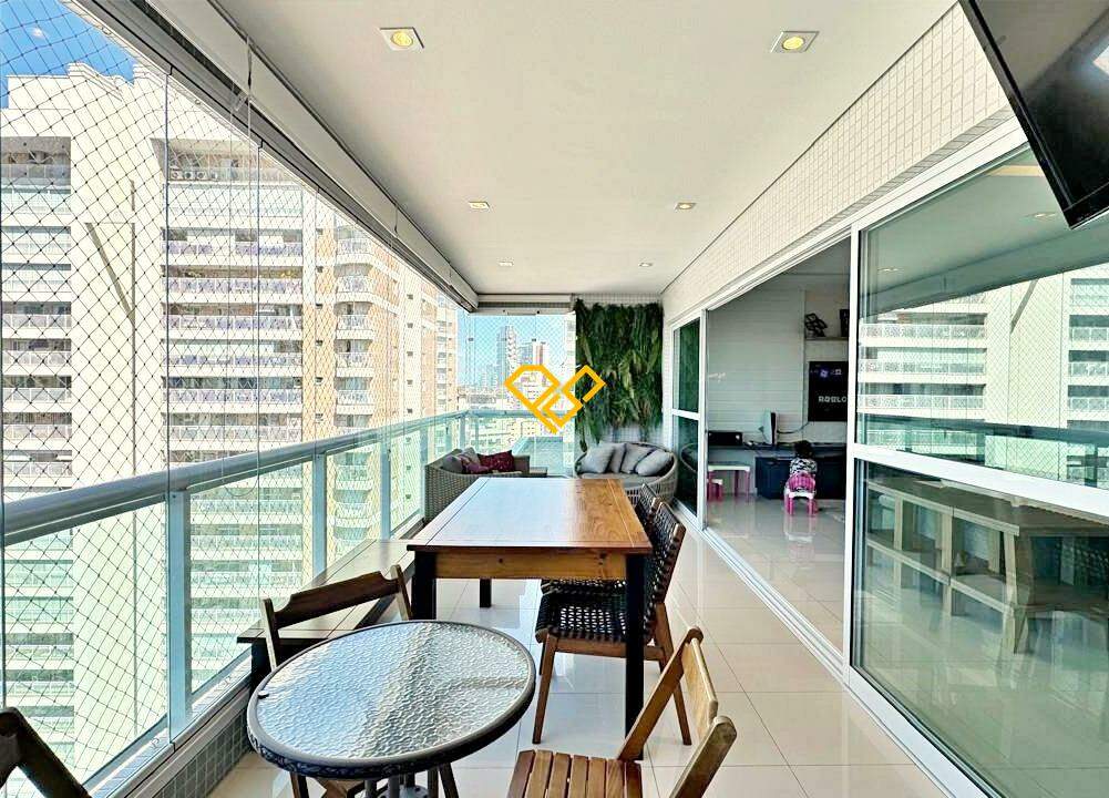 Apartamento à venda no Gonzaga: Varanda