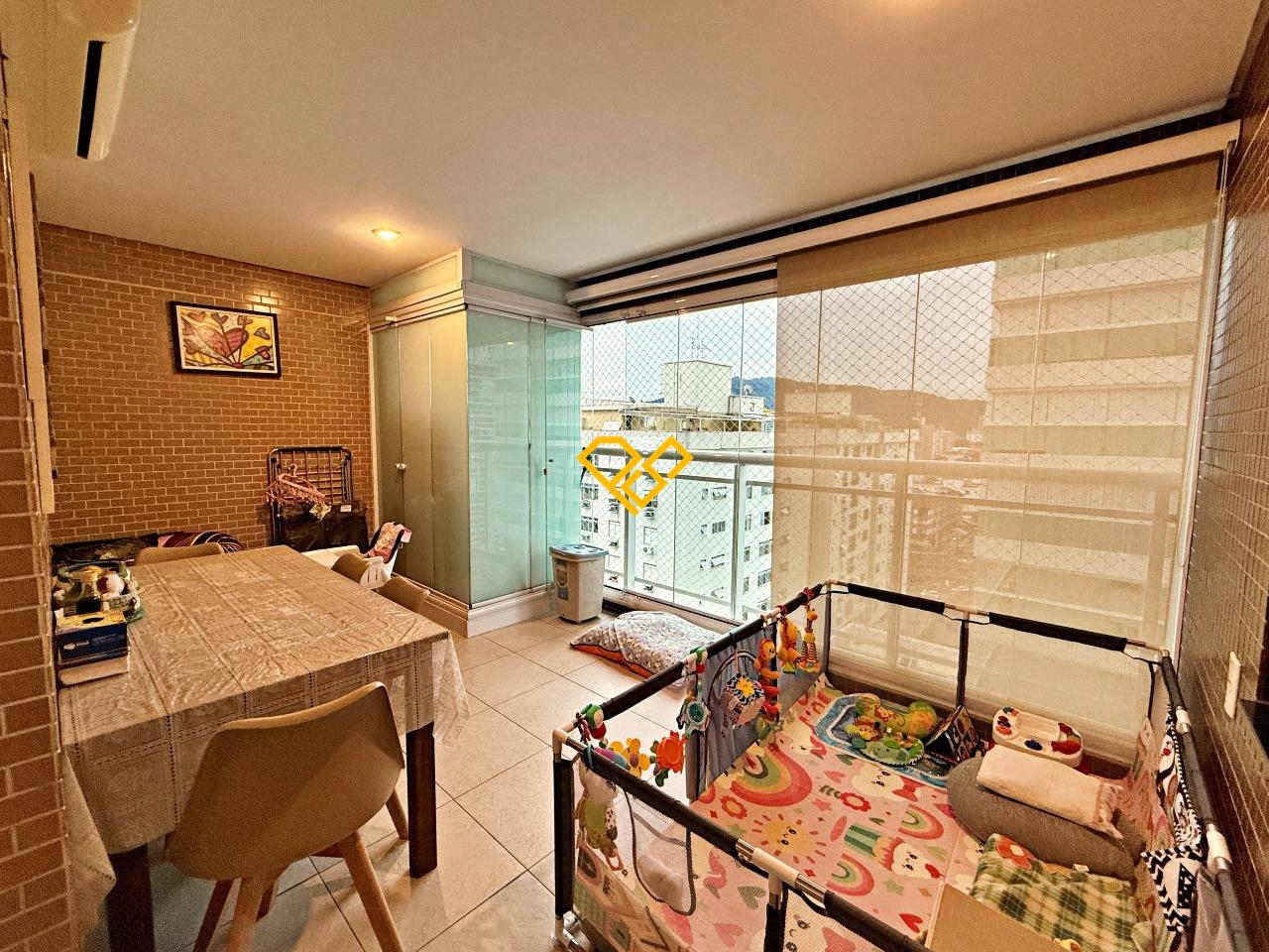 Apartamento à venda no Pompéia: Varanda com churrasqueira