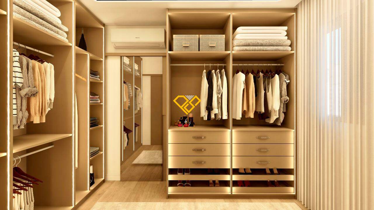 Cobertura à venda no Gonzaga: Suíte master - closet