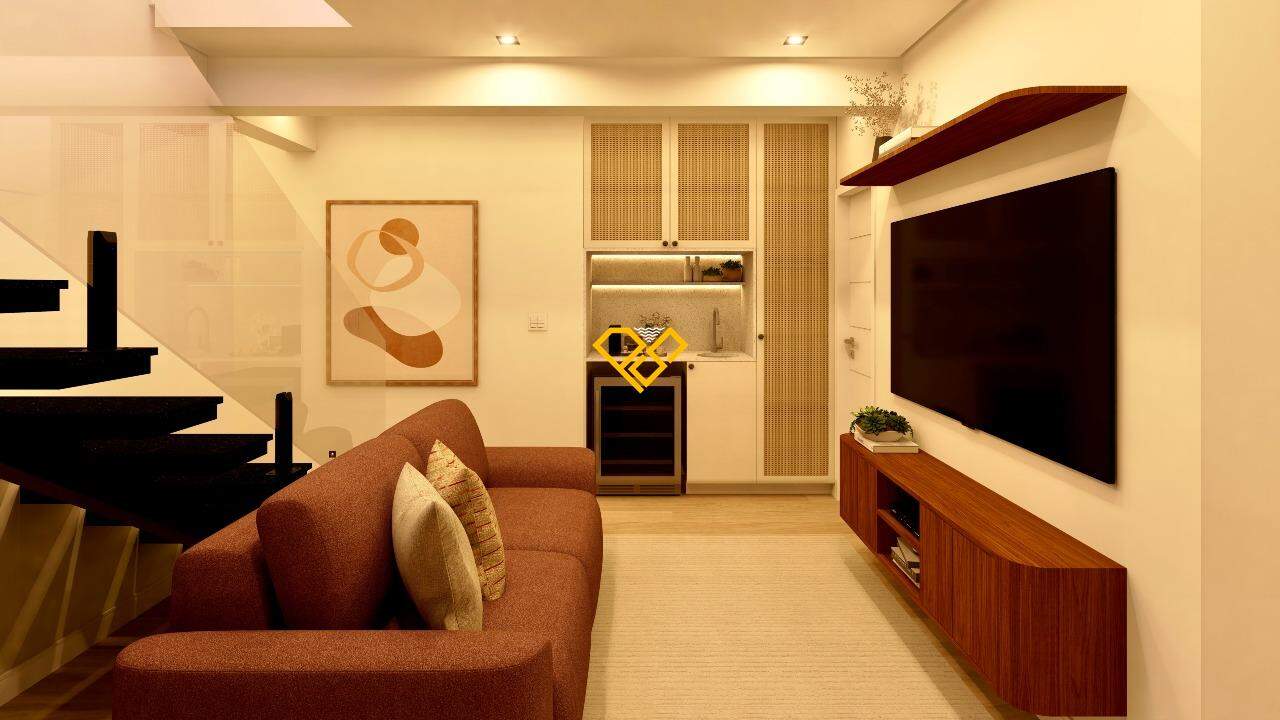 Cobertura à venda no Gonzaga: Sala de tv