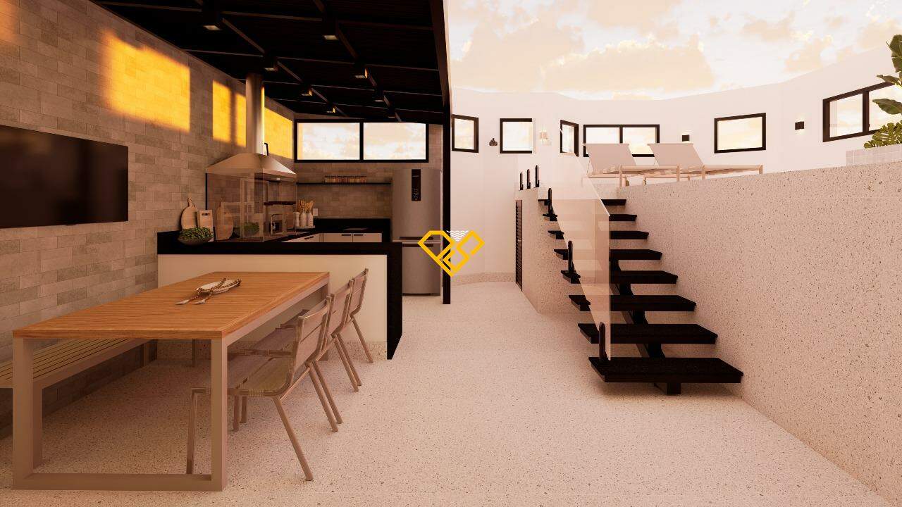 Cobertura à venda no Gonzaga: Espaço gourmet