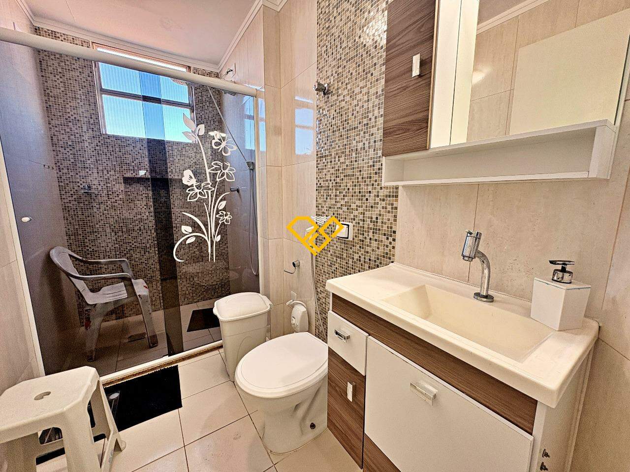 Apartamento para aluguel no Boqueirão: Wc social