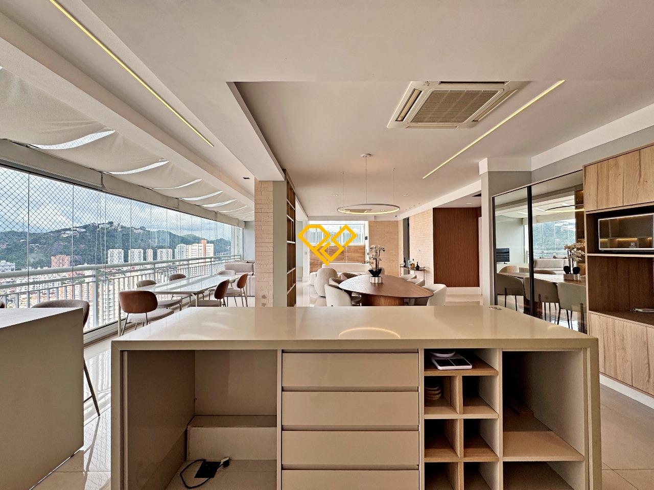 Cobertura para aluguel no Gonzaga: Cozinha