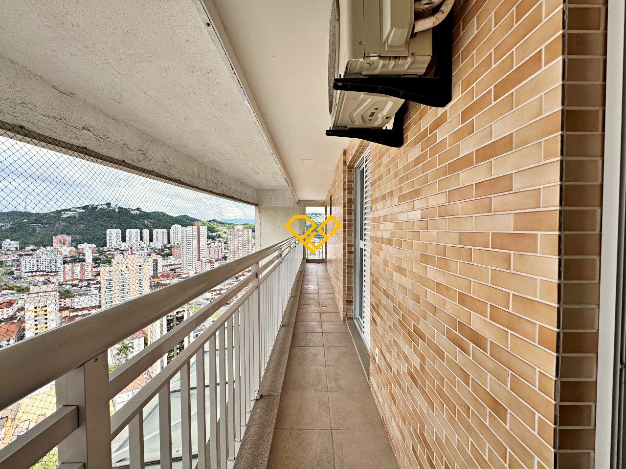 Cobertura para aluguel no Gonzaga: Varanda