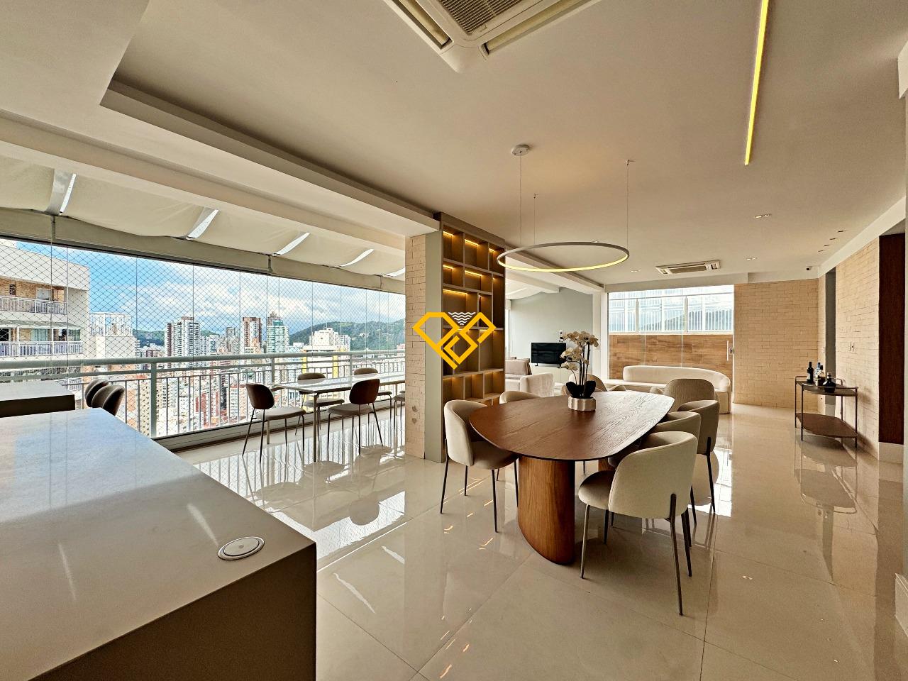 Cobertura para aluguel no Gonzaga: Sala