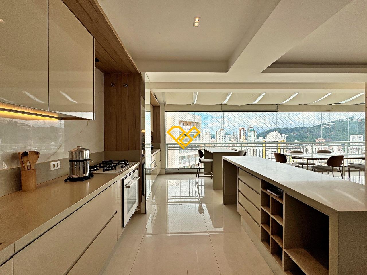 Cobertura para aluguel no Gonzaga: Cozinha