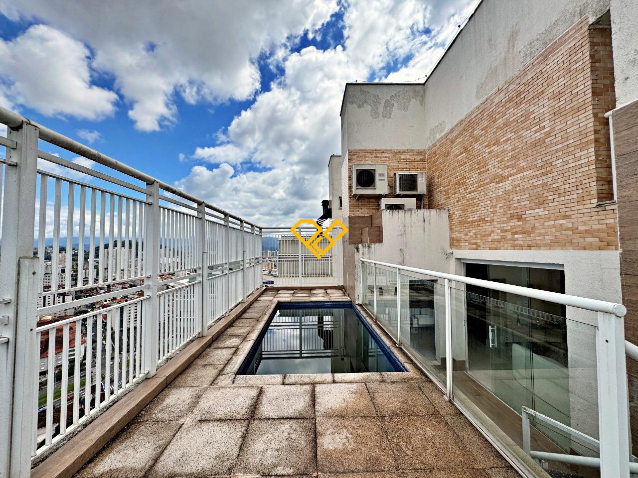 Cobertura para aluguel no Gonzaga: Piscina