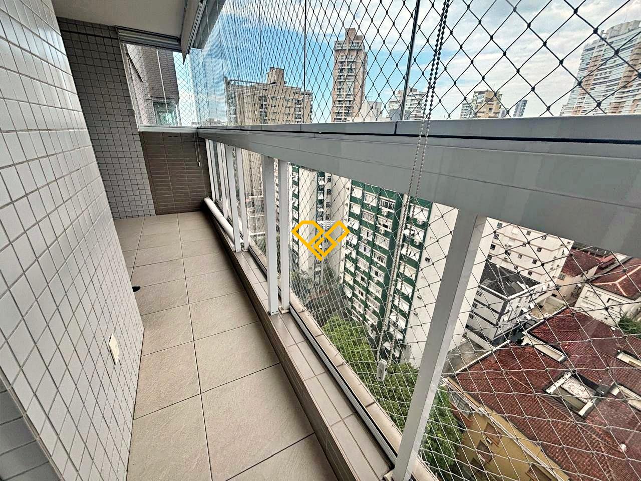 Apartamento para aluguel no Gonzaga: Varanda