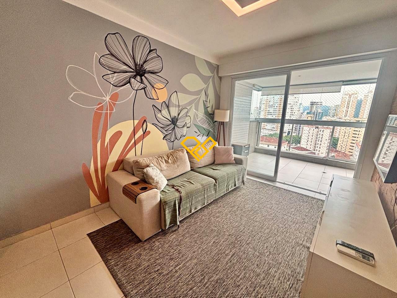 Apartamento para aluguel no Gonzaga: Sala