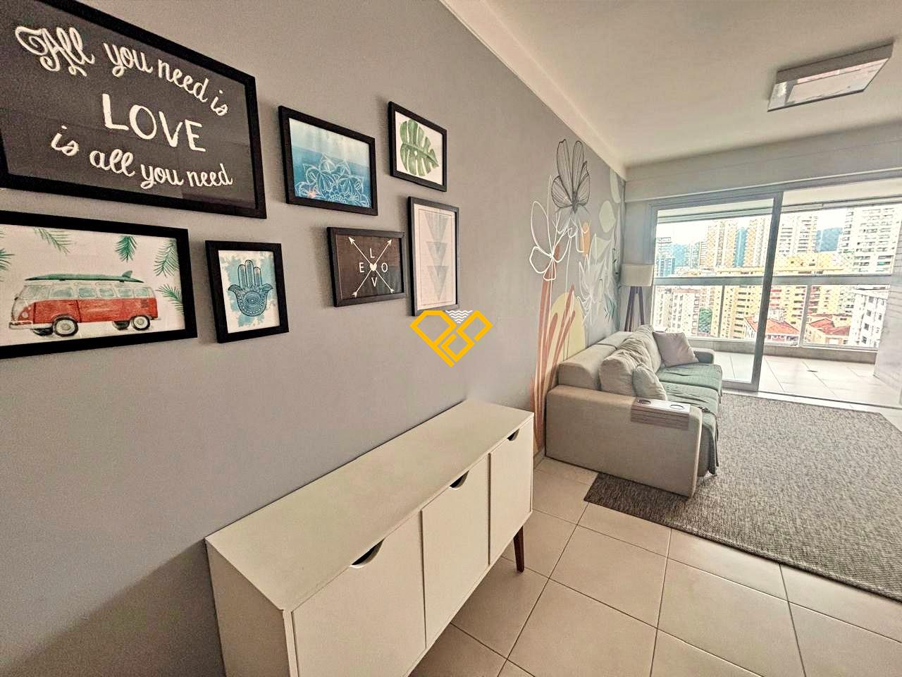 Apartamento para aluguel no Gonzaga: Sala