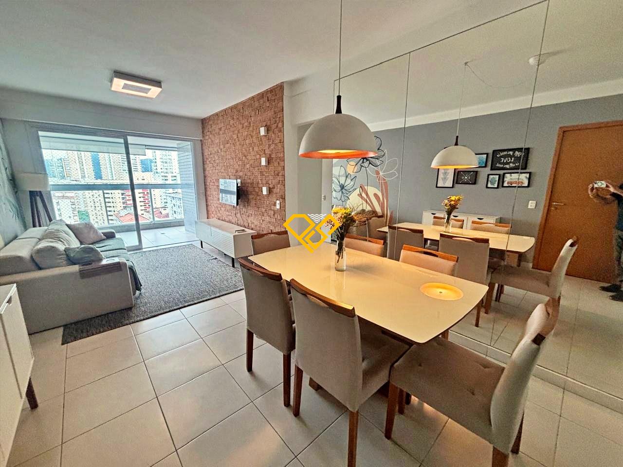 Apartamento para aluguel no Gonzaga: Sala