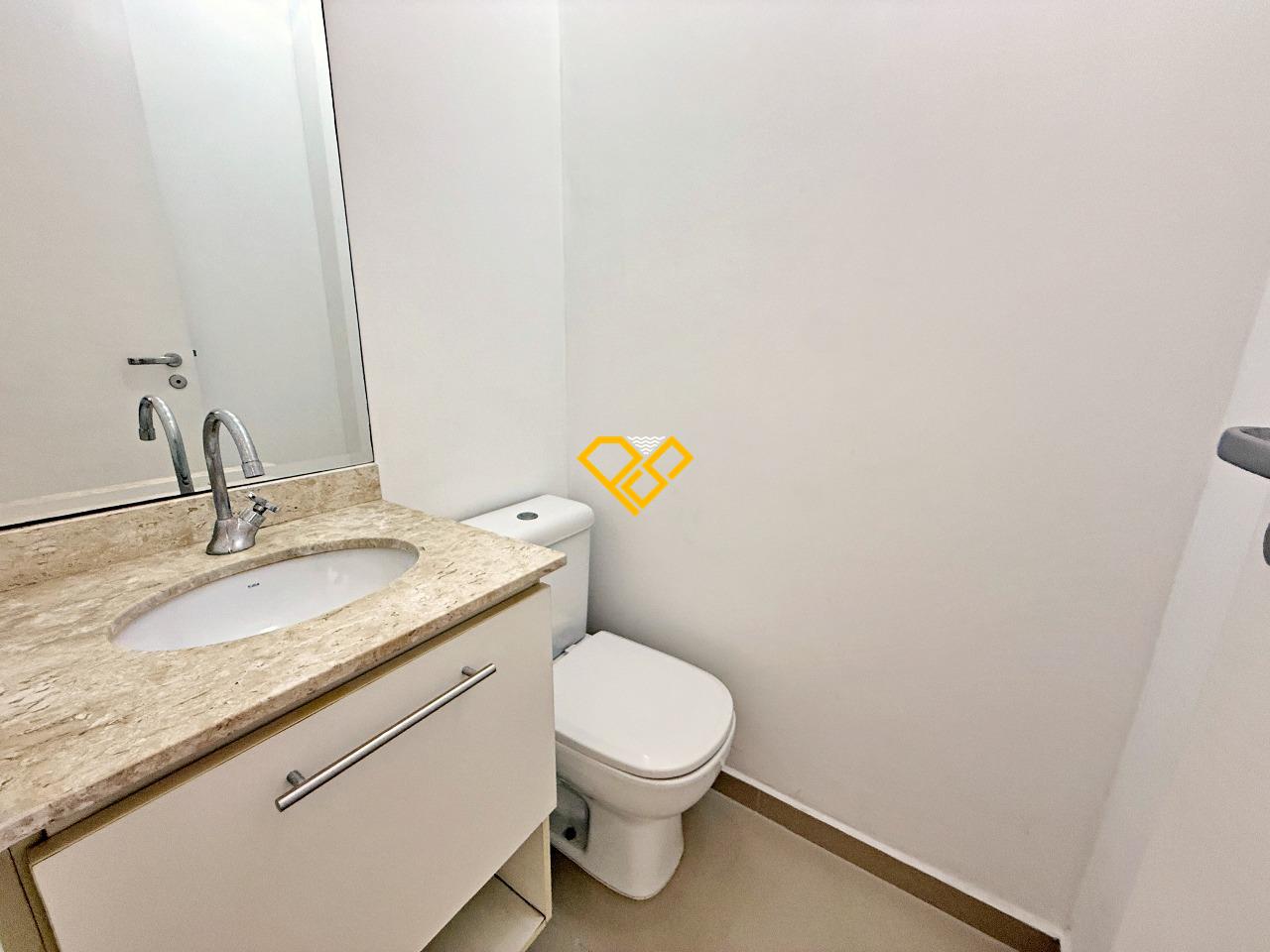 Apartamento para aluguel no Ponta da Praia: Lavabo