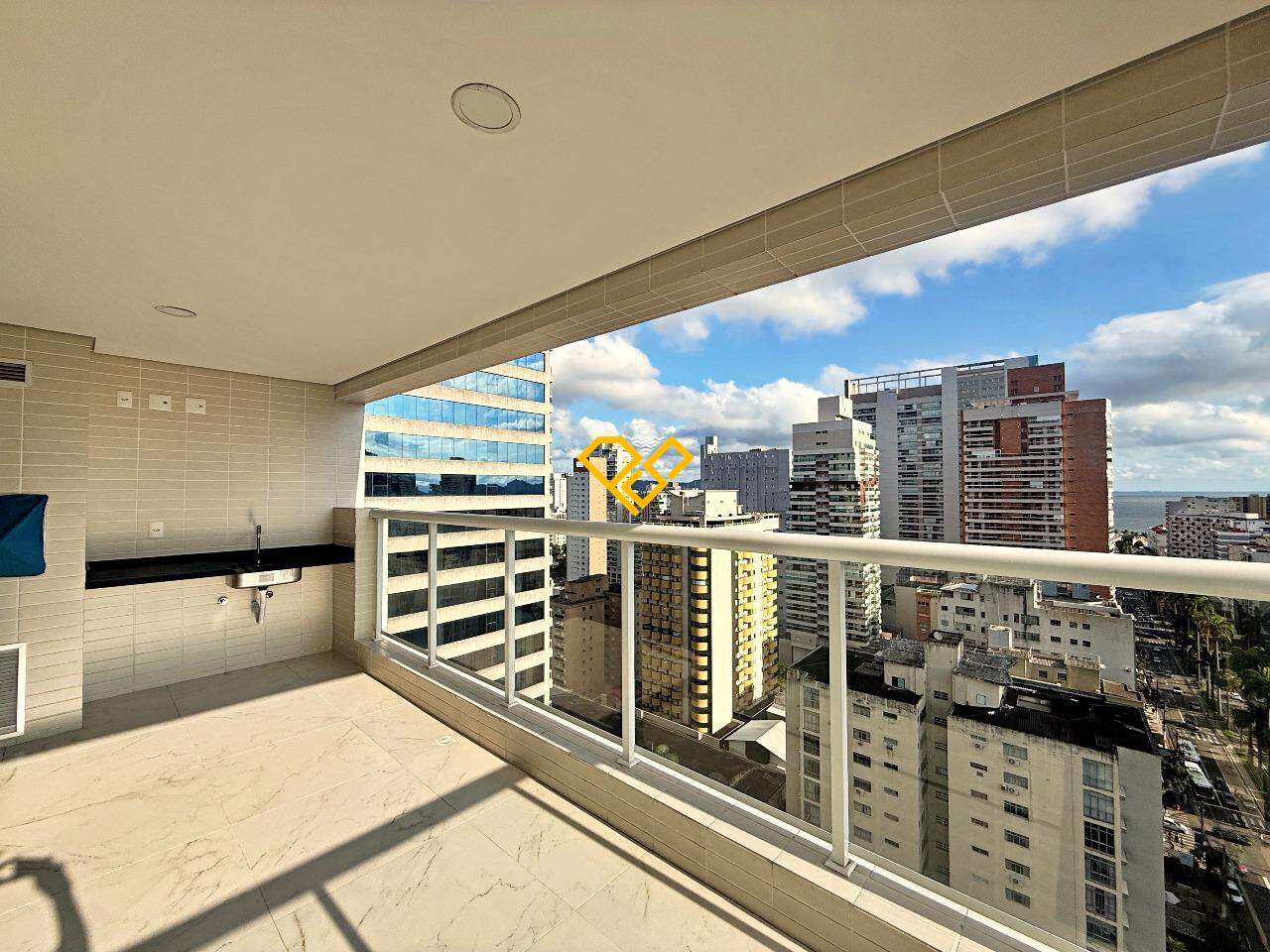 Apartamento à venda no Gonzaga: Varanda