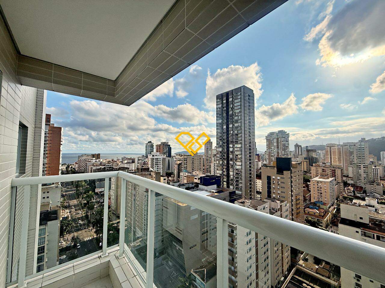 Apartamento à venda no Gonzaga: Varanda