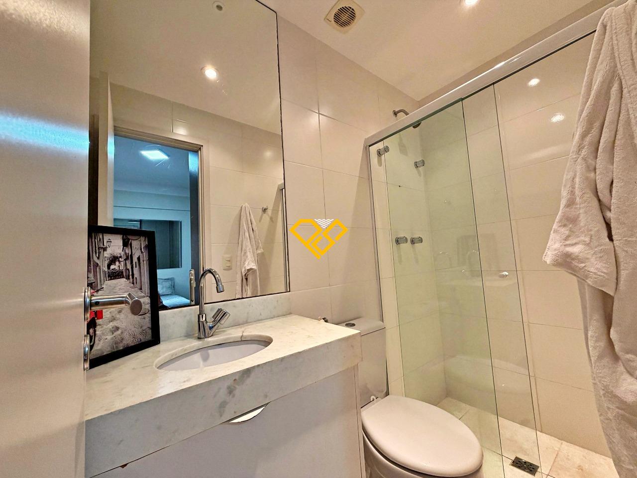 Apartamento para aluguel no Macuco: Wc suíte