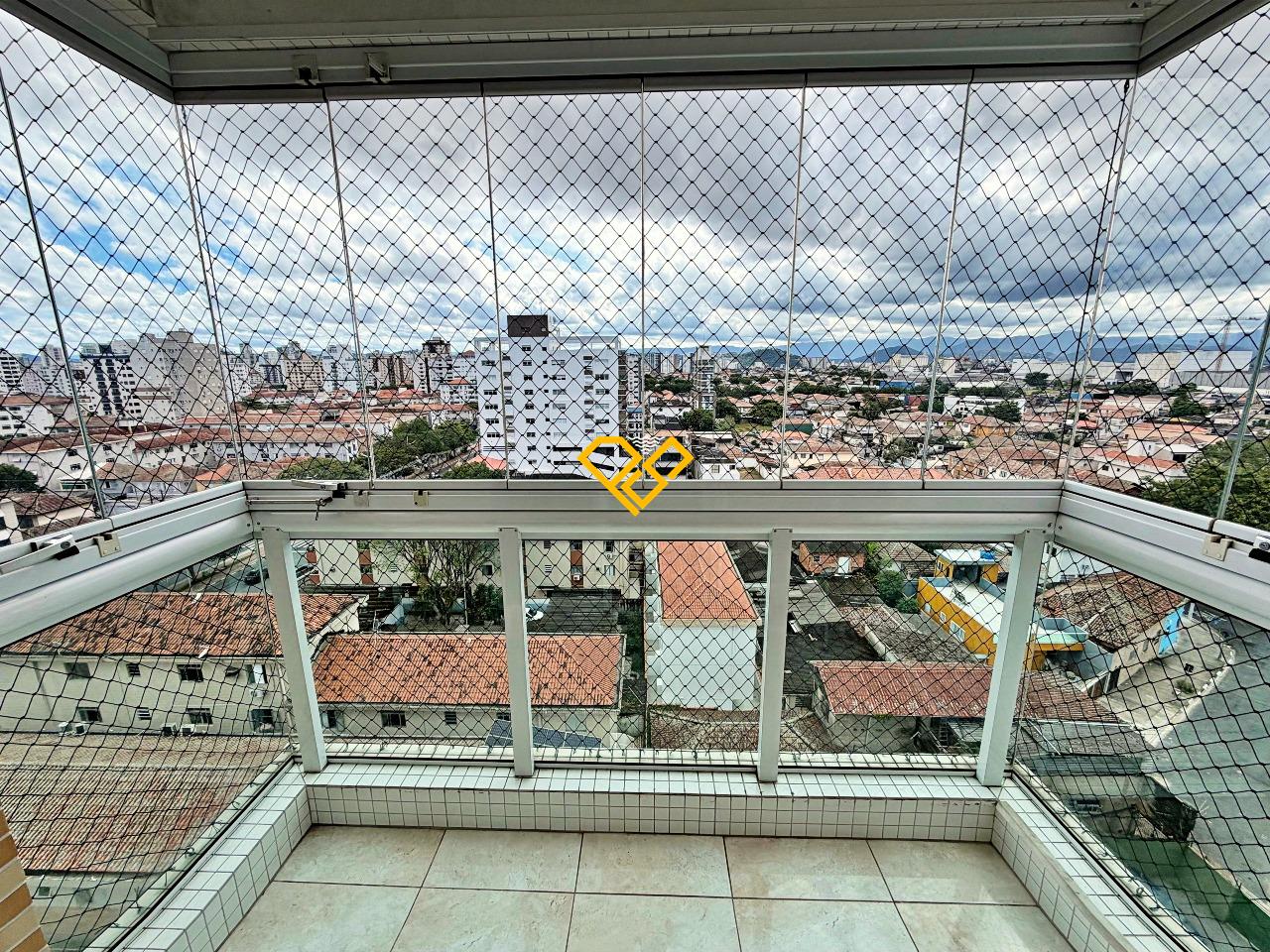 Apartamento para aluguel no Macuco: Varanda