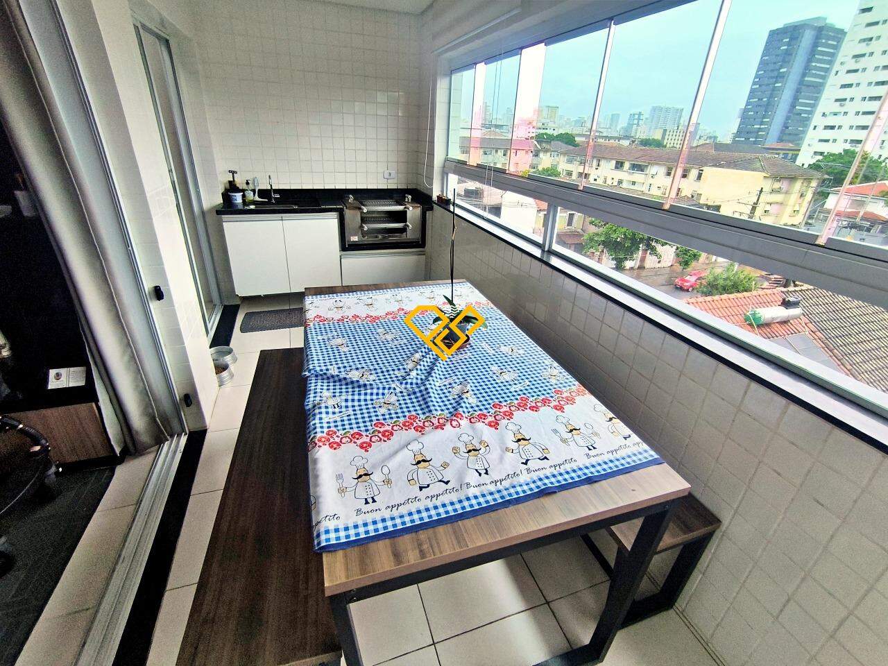 Apartamento à venda no Macuco: Varanda