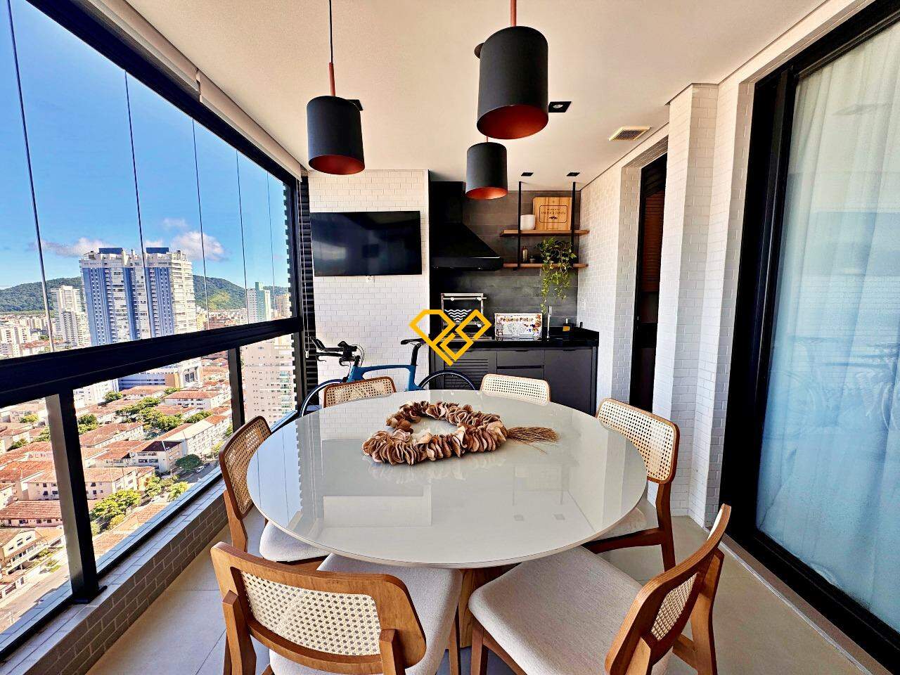 Apartamento à venda no Aparecida: Varanda