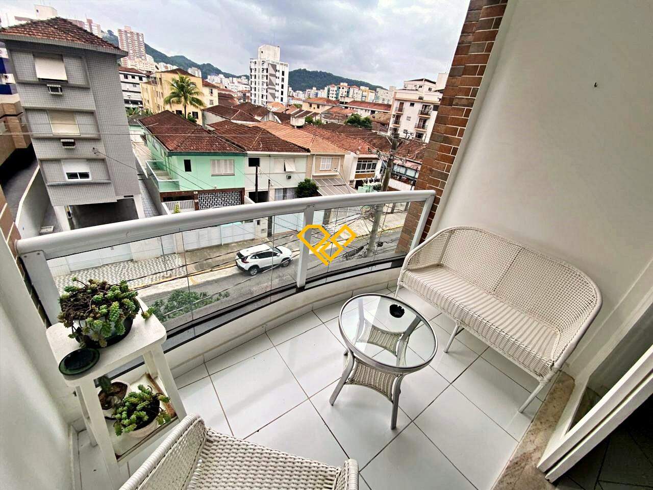 Apartamento à venda no Gonzaga: Varanda
