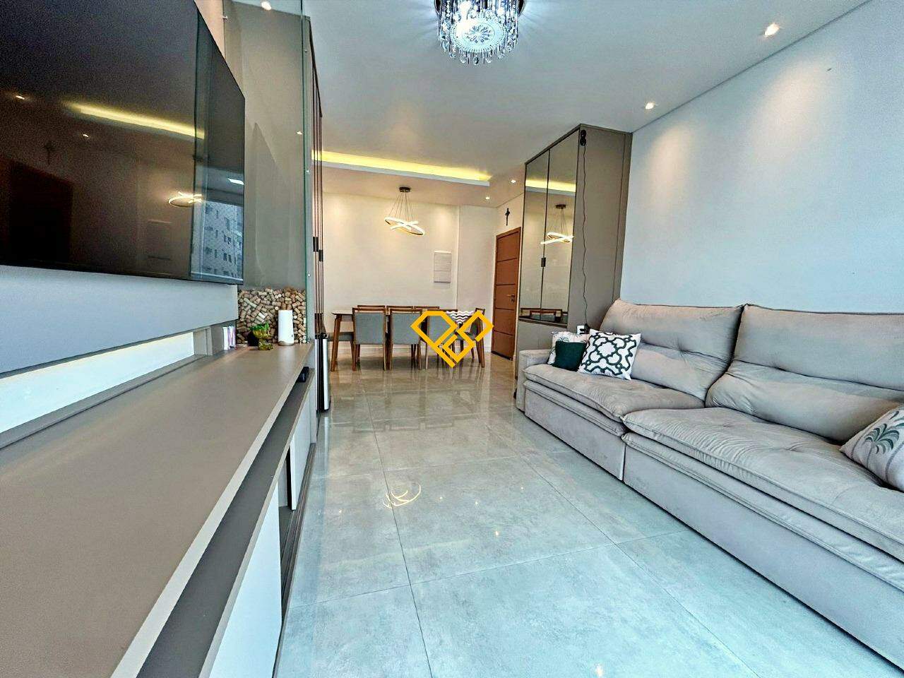 Apartamento para aluguel no Embaré: Sala