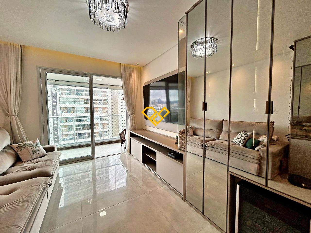 Apartamento para aluguel no Embaré: Sala