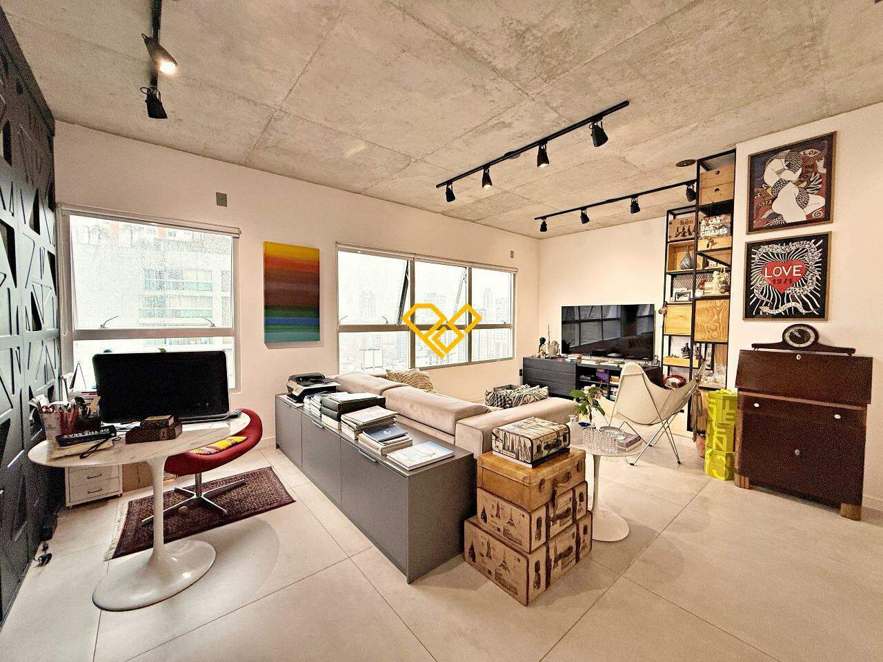 Apartamento à venda no Embaré: Sala