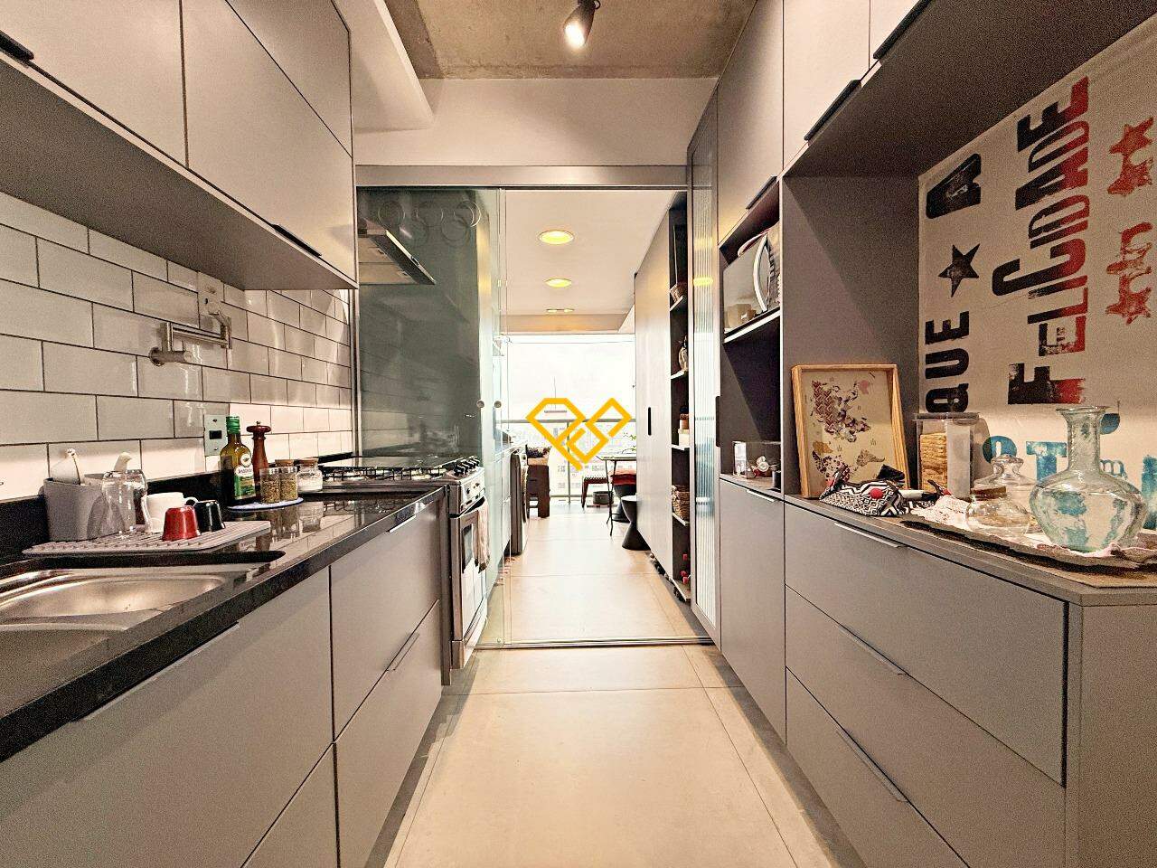 Apartamento à venda no Embaré: Cozinha