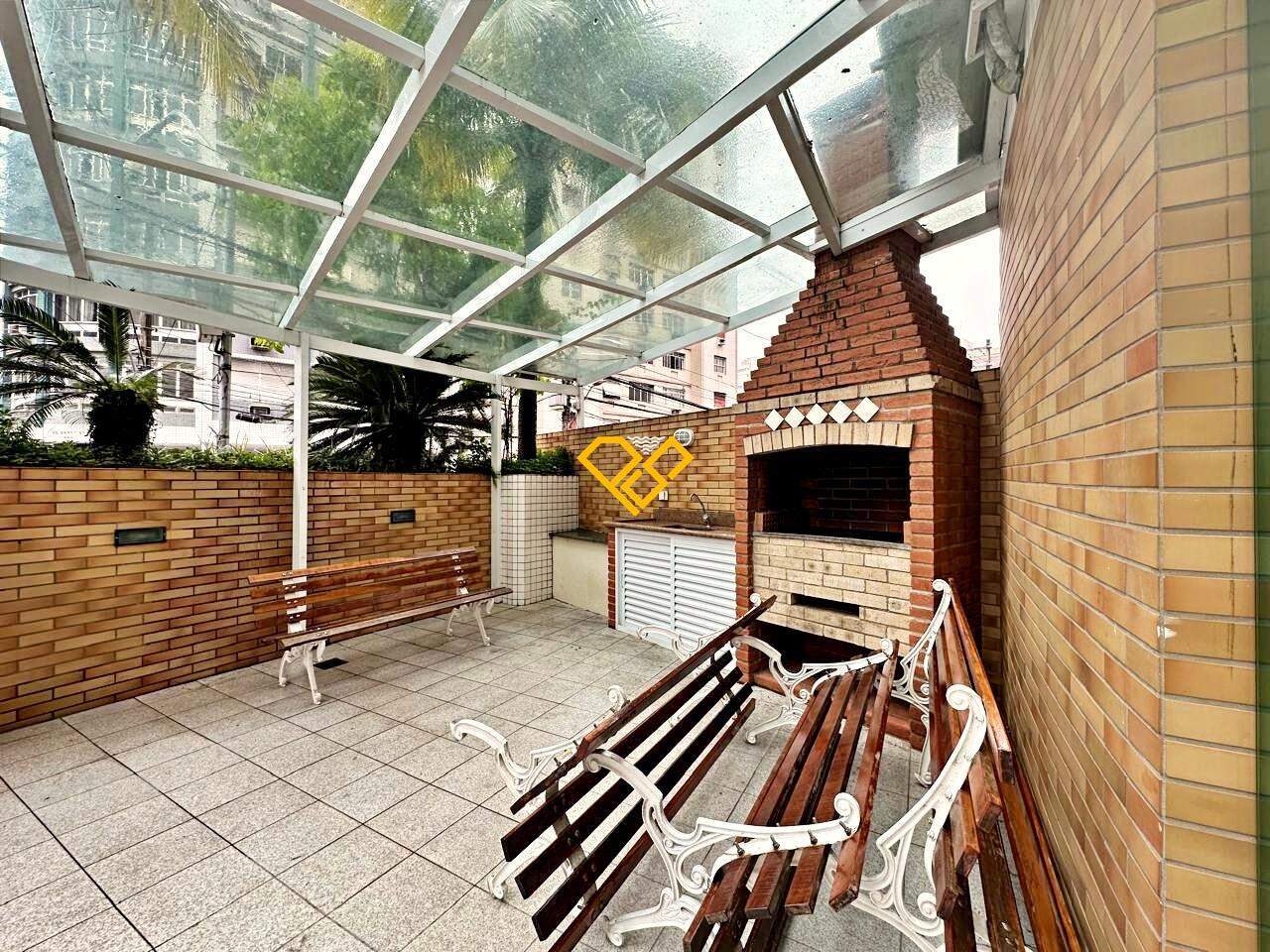 Garden à venda no Gonzaga: Área garden com churrasqueira