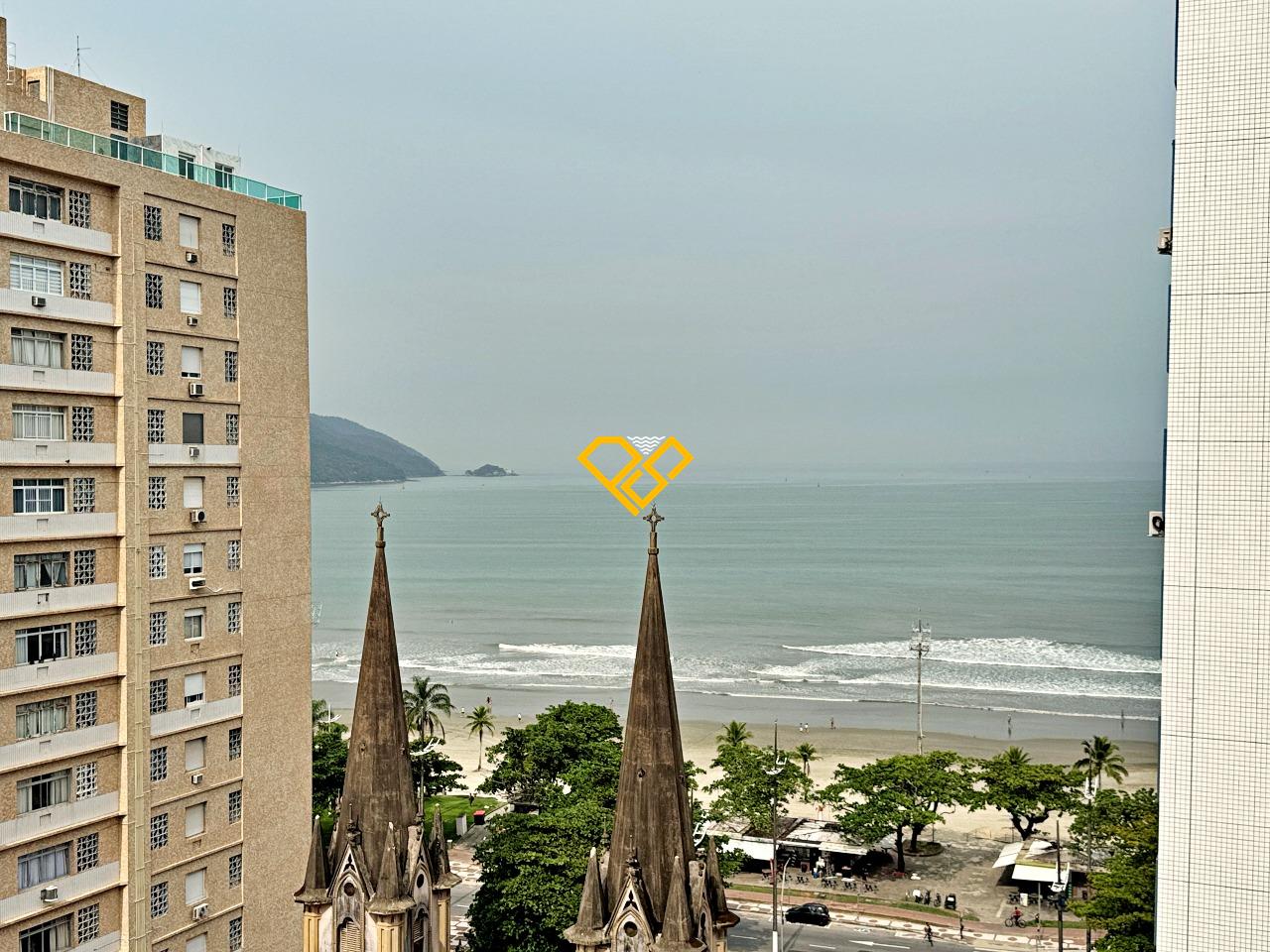 Cobertura para aluguel no Embaré: Vista - 2° piso