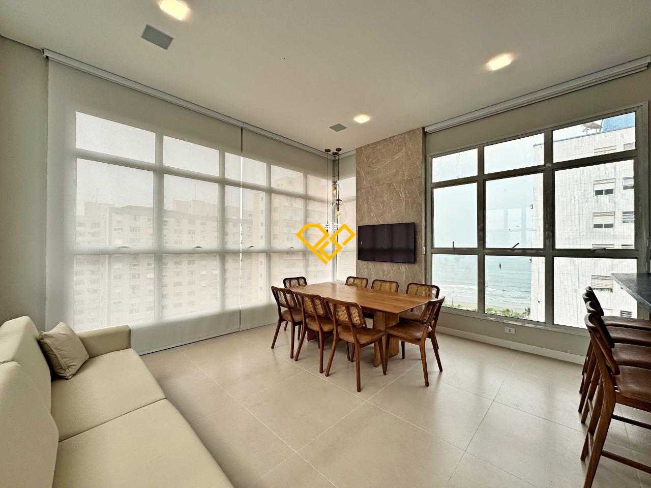 Cobertura para aluguel no Embaré: Sala  - 2° piso