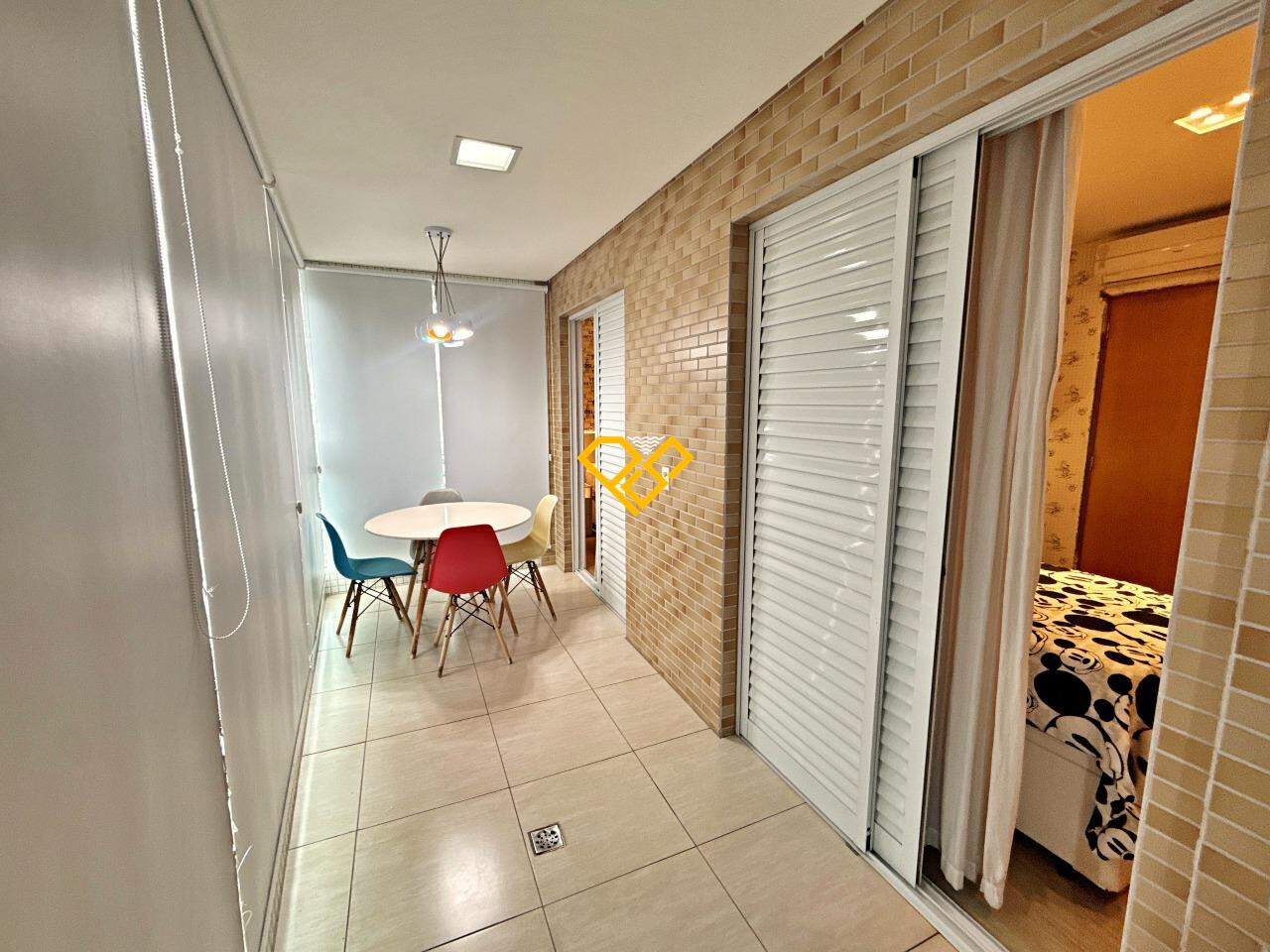 Apartamento à venda no Gonzaga: Varanda das suítes