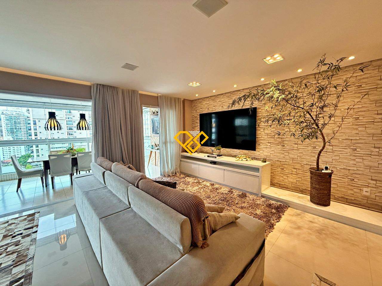 Apartamento à venda no Gonzaga: Sala