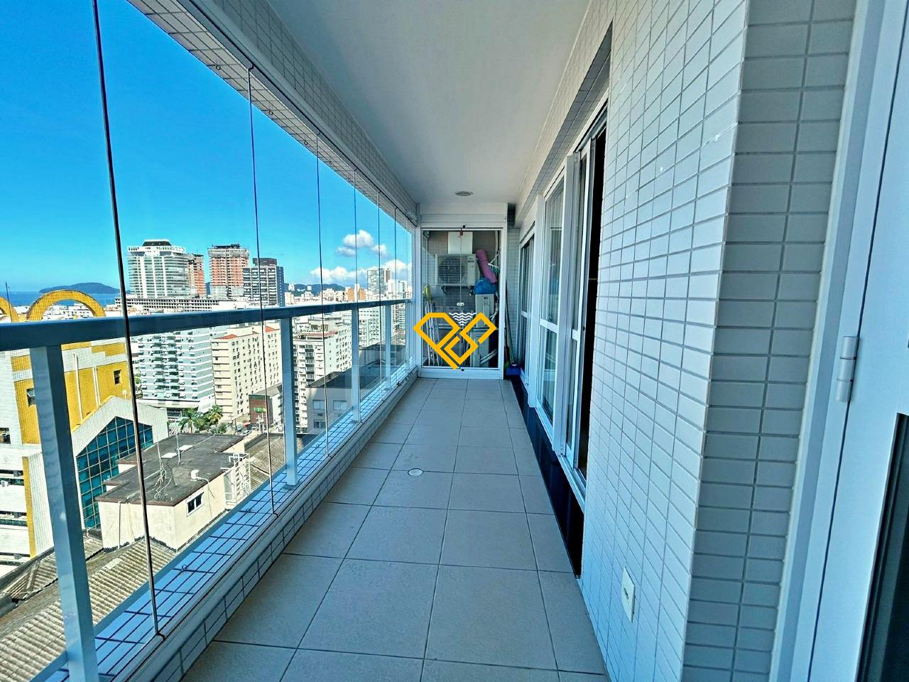 Apartamento à venda no Gonzaga: Varanda