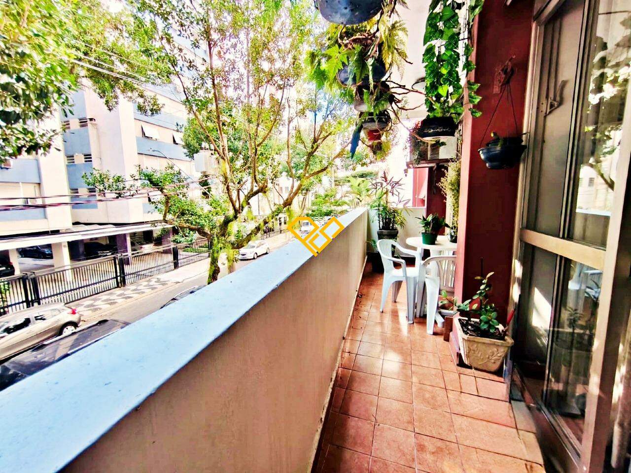 Apartamento à venda no Gonzaga: Varanda