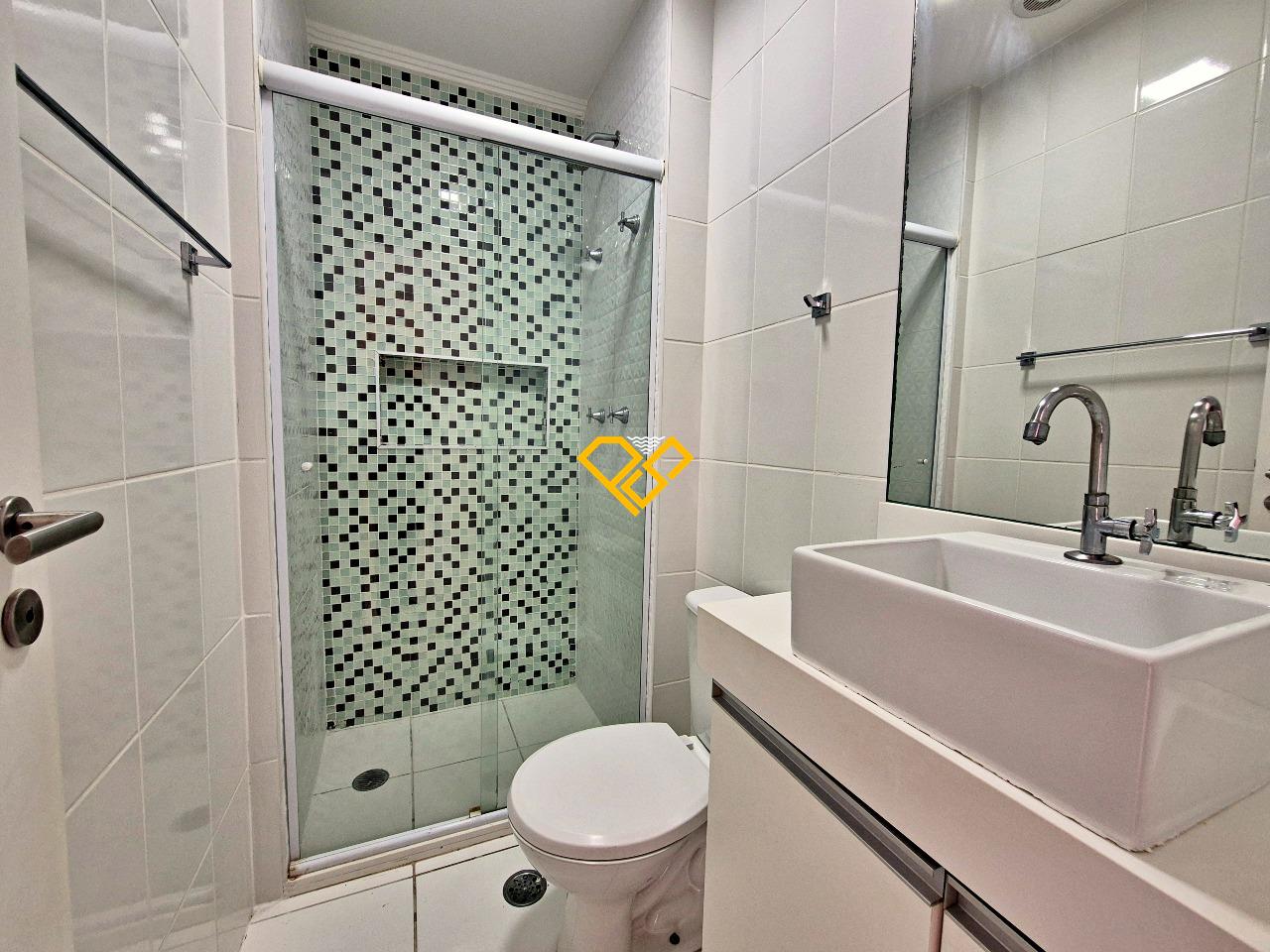 Apartamento para aluguel no Marapé: Wc social