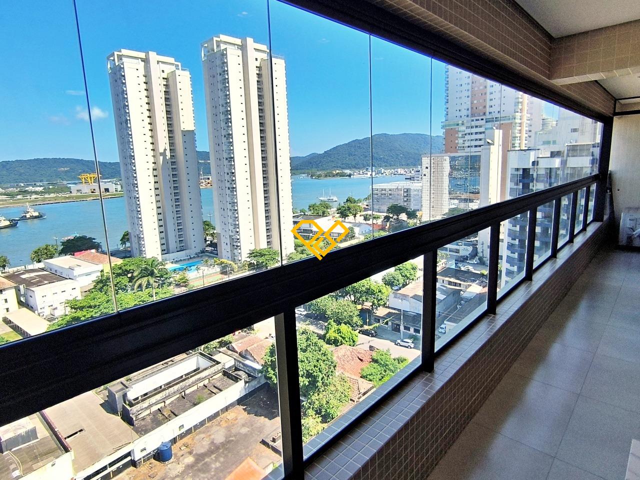 Apartamento à venda no Ponta da Praia: Varanda