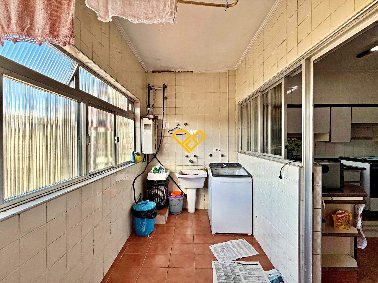 Cobertura à venda no Campo Grande: Área de serviço