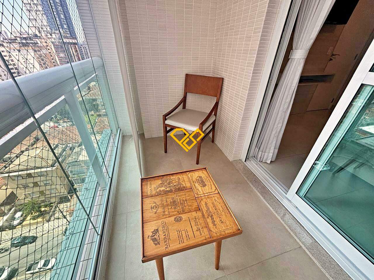 Apartamento para aluguel no Aparecida: Varanda