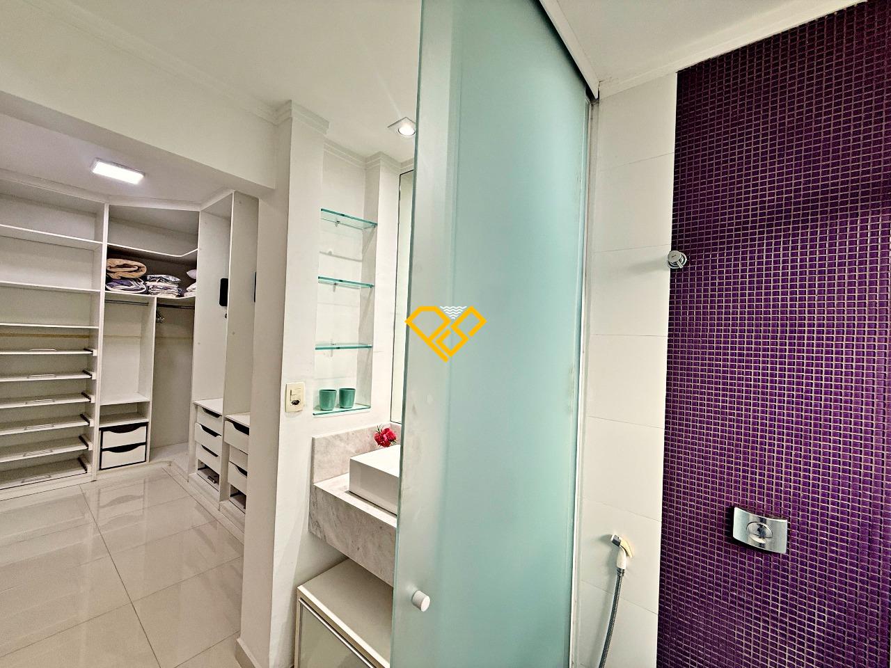 Apartamento para aluguel no Ponta da Praia: Wc suíte