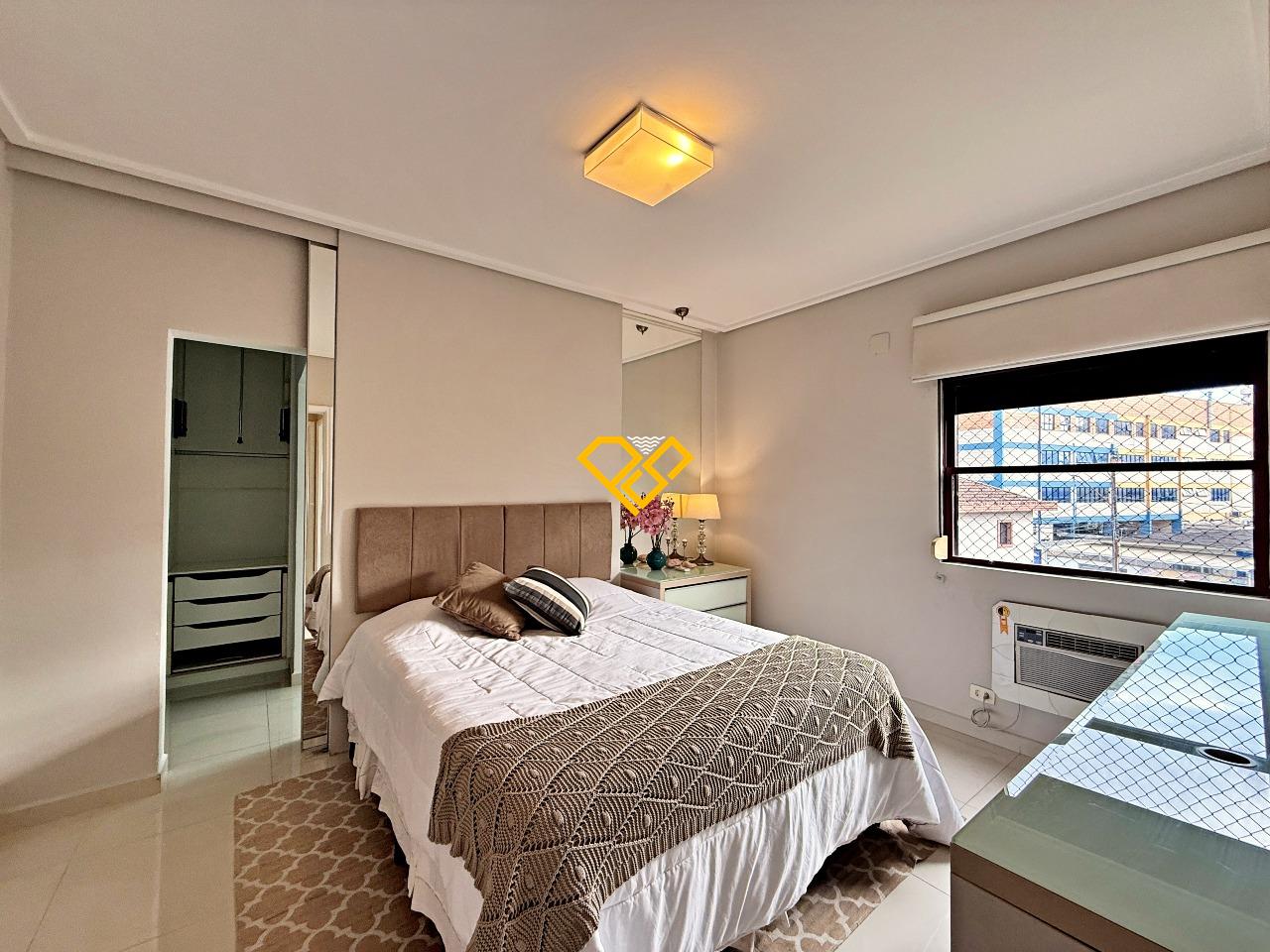 Apartamento para aluguel no Ponta da Praia: Dormitório 1 - suíte