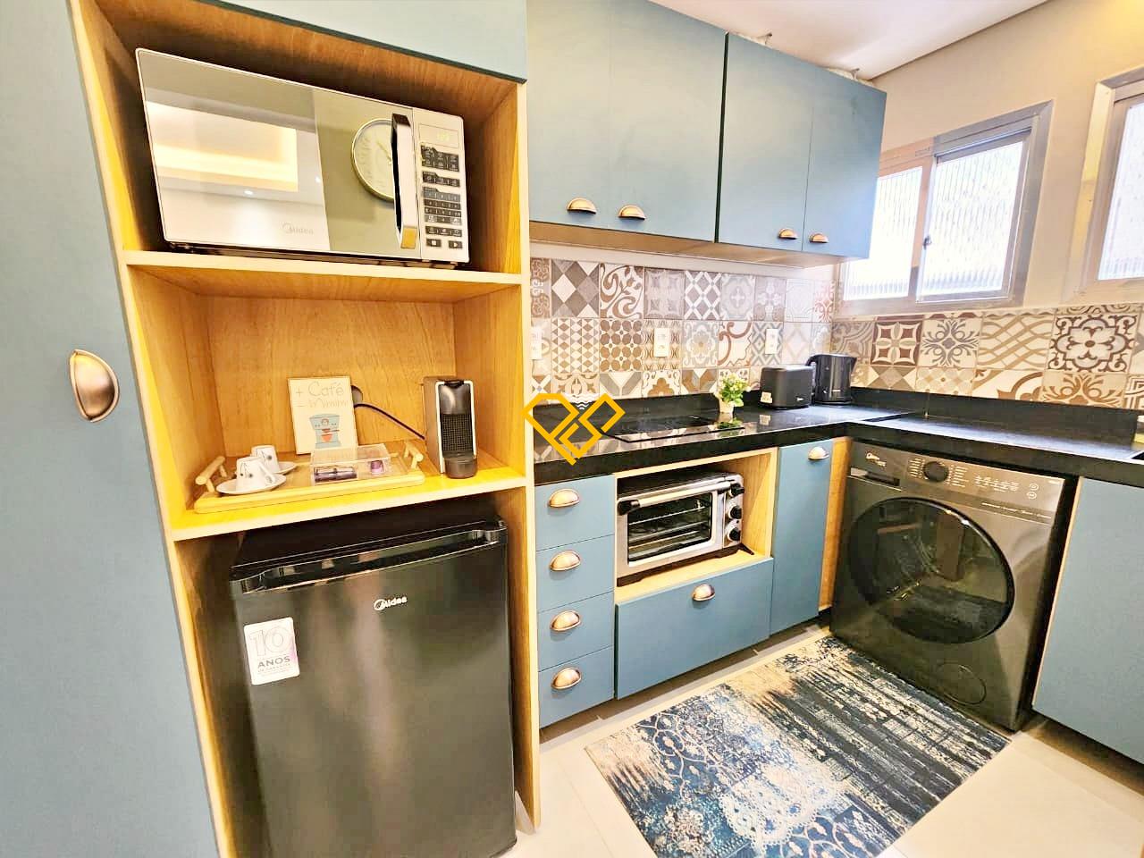 Apartamento para aluguel no Ponta da Praia: Cozinha