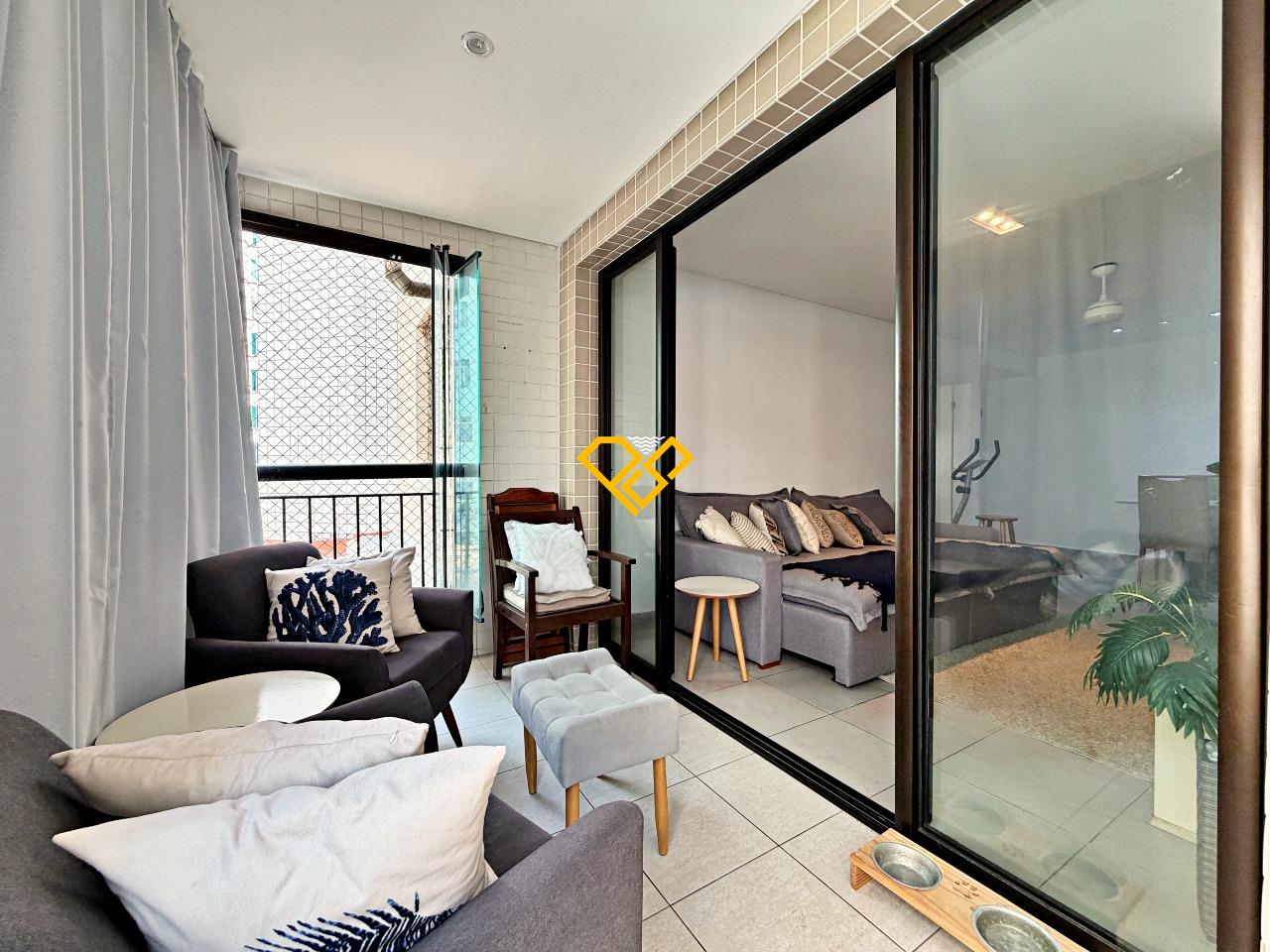 Apartamento à venda no José Menino: Varanda